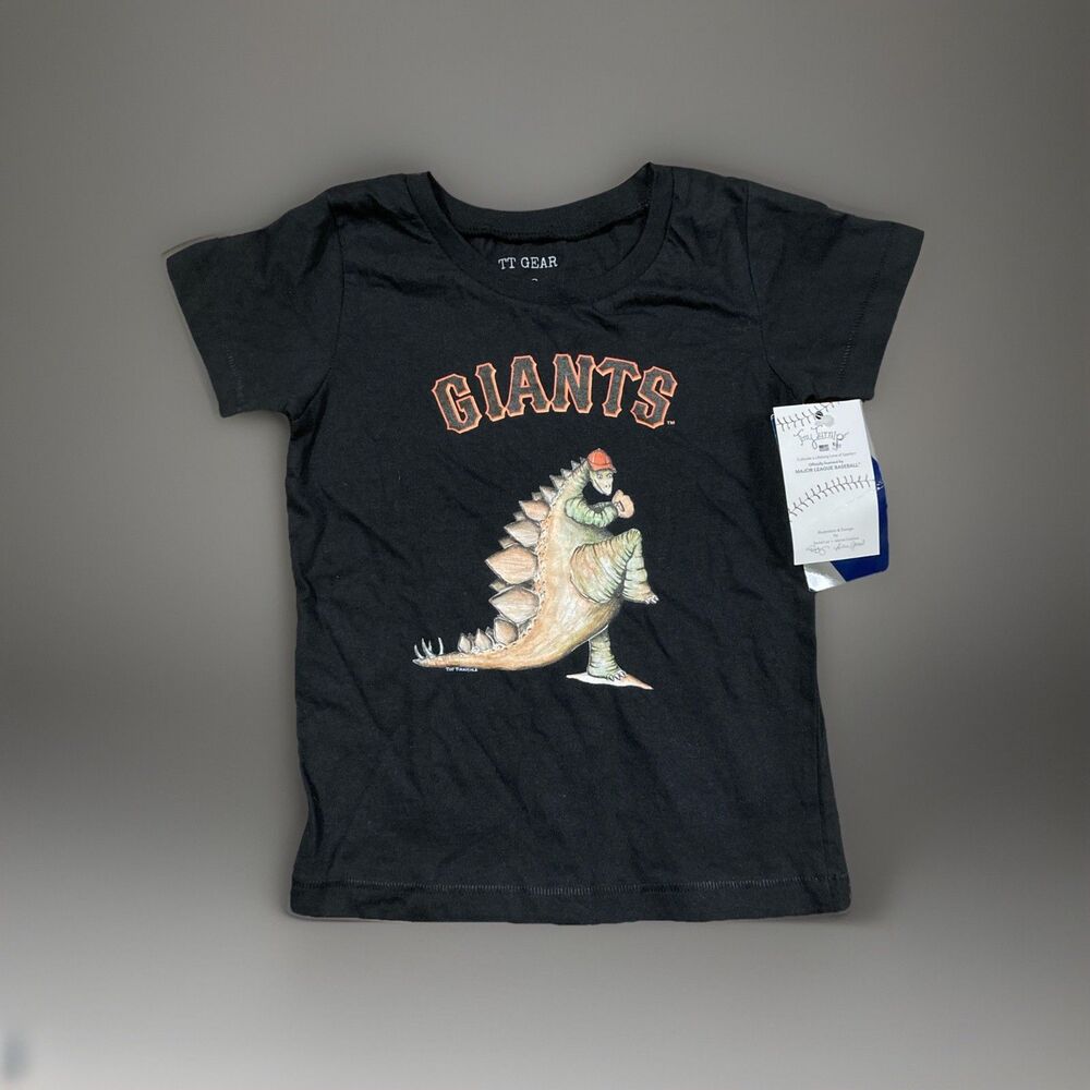 Infant San Francisco Giants Tiny Turnip Black Stega T-Shirt 4T NWT